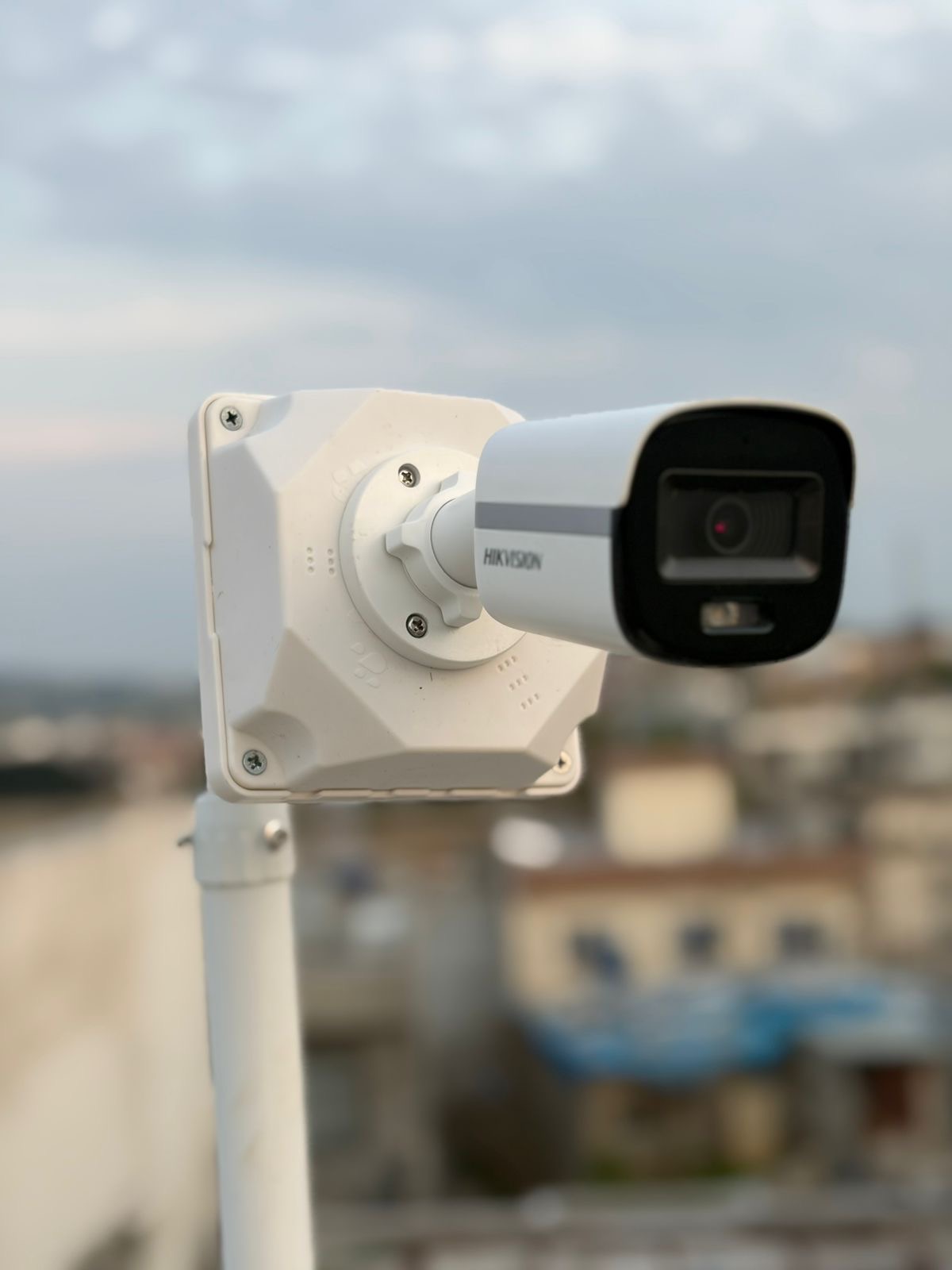 Hikvision Bullet Camera Rooftop Installation