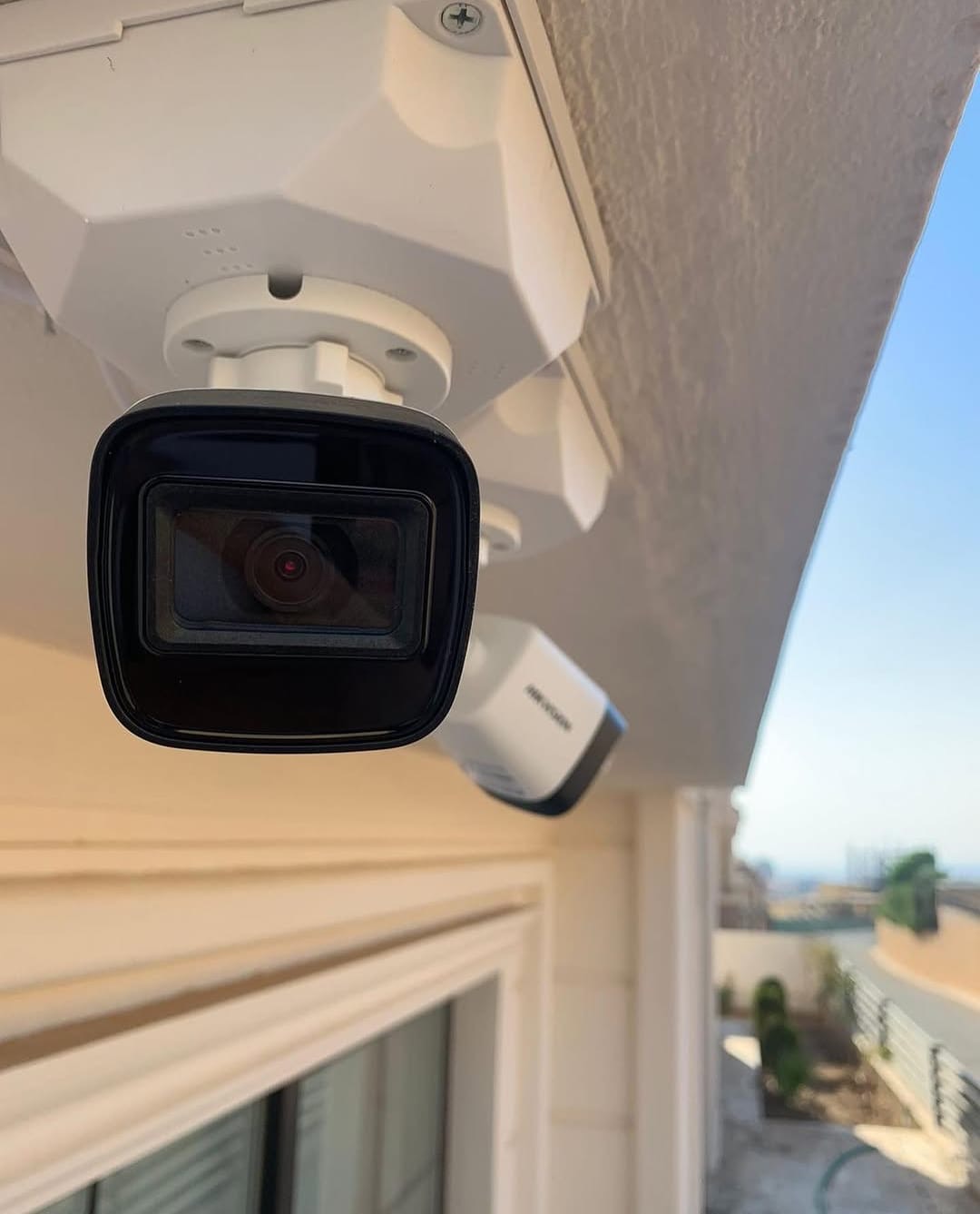 Dual Camera Exterior Wall Installation