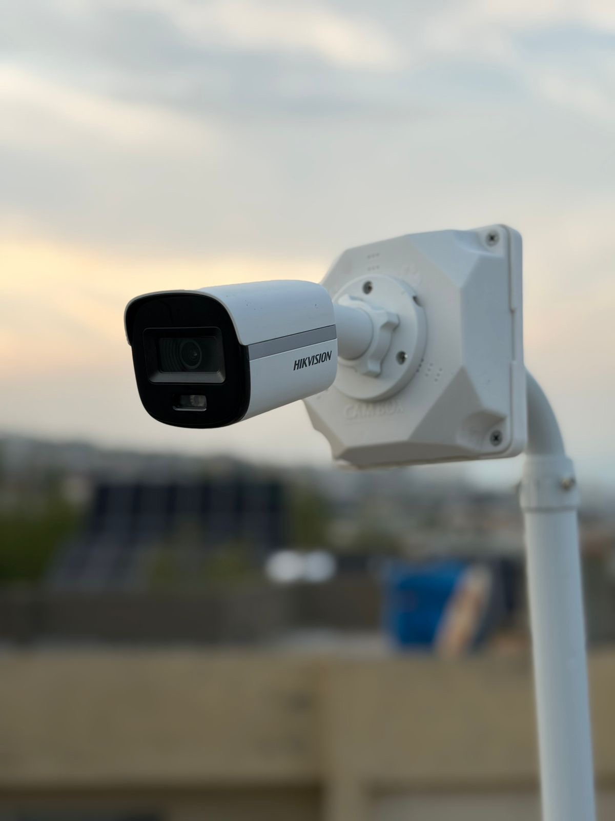 Hikvision Bullet Camera Morning Sky